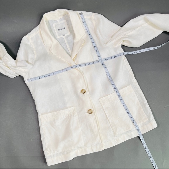 MADEWELL 100% linen blazer jacket - Picture 14 of 14